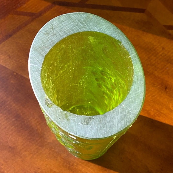 Vintage Resin Mid Century Sascha Brastoff Green Grape Themed Vase - Picture 6 of 12